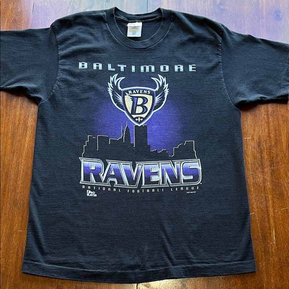 Vintage ‘96 Baltimore Ravens T-Shirt Size L - Picture 1 of 15